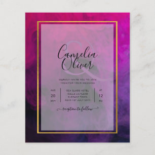 Papier Intense Magenta Plum Purple Encre Mariage INVITE