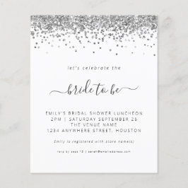 Papier Invitation à la douche nuptiale Parties scintillan
