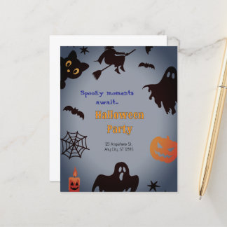 Papier Invitation à la fête d'Halloween