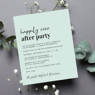 Papier Invitation à la réception de mariage de la monnaie