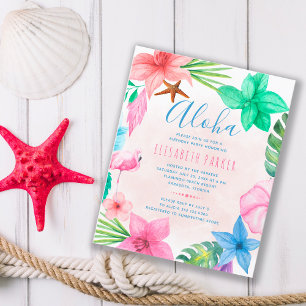 Papier Invitation à une fête d'anniversaire sur le thème 