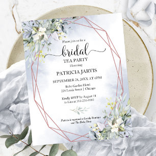 Papier Invitation budgétaire Eucalyptus Bridal Tea Party