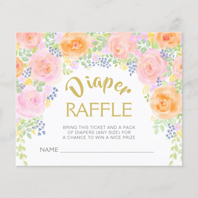 Papier Invitation de baby shower de calorifuge rose roses (Devant)