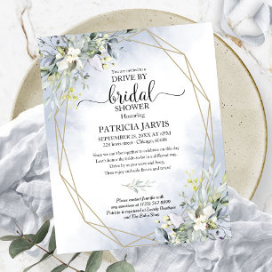 Papier Invitation de budget de douche de mariée par Green
