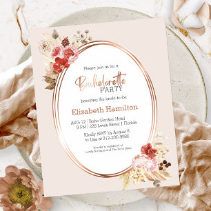 Papier Invitation de budget pour enterrement de vie de je