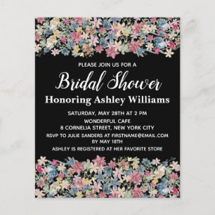 Papier Invitation de douche nuptiale Budget Moderne Boho