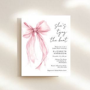 Papier Invitation de Fête des mariées d'aquarelle de la c