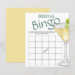 Papier Invitation de jeu nuptiale de bingo budget