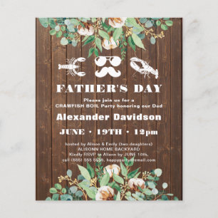 Papier Invitation de la Fête des pères Eucalyptus BUDGET