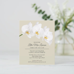Papier Invitation de la fête du Souvenir florale de l'orc
