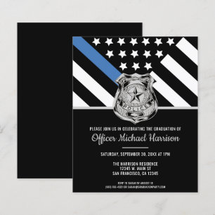 Papier Invitation de la partie de graduation de l'officie