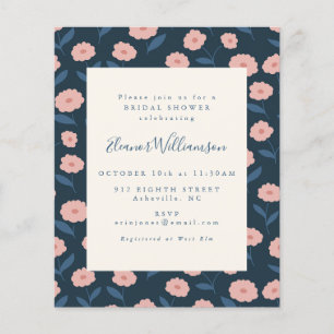 Papier Invitation de mariage bohème navale à petit budget