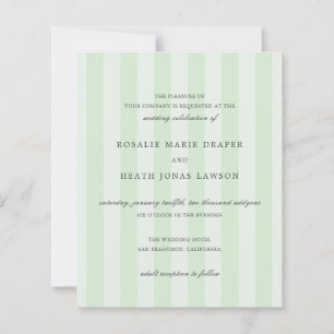 Papier Invitation de mariage élégante et économique à ray