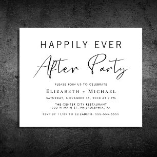 Papier Invitation de mariage minimaliste à petit budget p