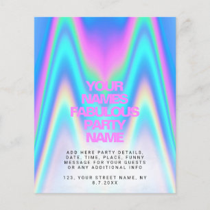 Papier Invitation du parti Y2K sur l'holographie budgétai
