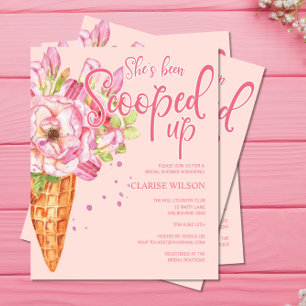 Papier INVITATION Fête des mariées rose