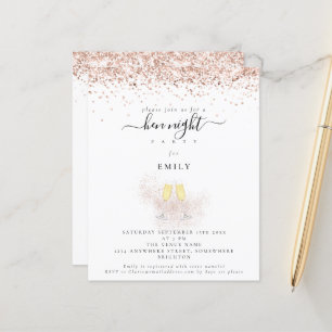 Papier Invitation pas chère pour enterrement de vie de je
