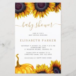 Papier Invitation pas chère pour une baby shower thème so