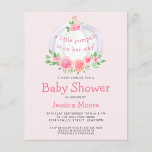 Papier Invitation pour Baby Shower à petit budget : un pe