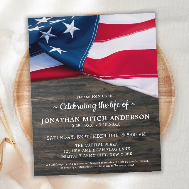 Papier Invitation pour la célébration patriotique de la v (Créateur téléchargé)