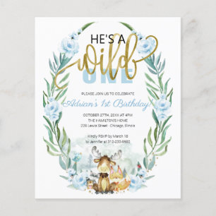 Papier Invitation pour le 1er anniversaire de Budget C'es