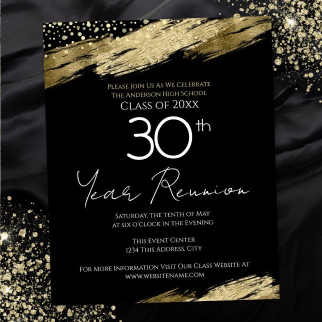 Papier Invitation pour le 30e anniversaire de la promotio (Créateur téléchargé)