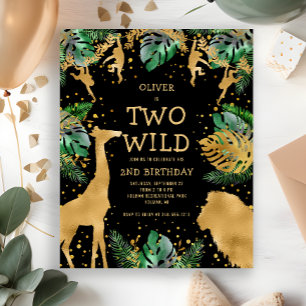 Papier Invitation pour les deux ans de Budget Two Wild Go