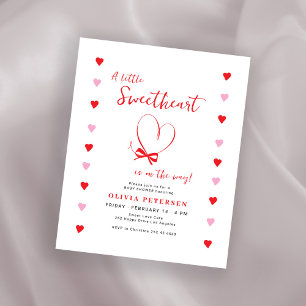 Papier Invitation pour une baby shower à petit budget pou