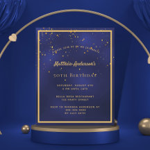 Invitation pour une fête d'anniversaire BUDGET ble