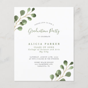 Papier Invitation pour une fête de fin d'études à petit b