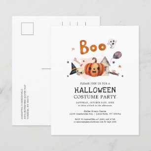 Papier Invitation pour une fête d'Halloween à petit budge