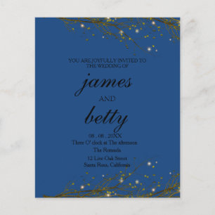 Papier Invitation Rustique de script sur la circulaire bu