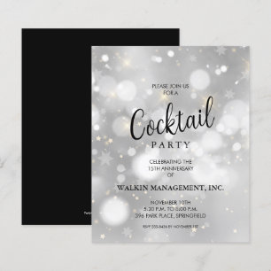 Papier Invitations budgétaires pour l'anniversaire d'affa