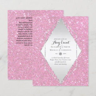 Papier INVITATIONS BUDGÉTAIRES - TOUT ÉVÉNEMENT - Double 