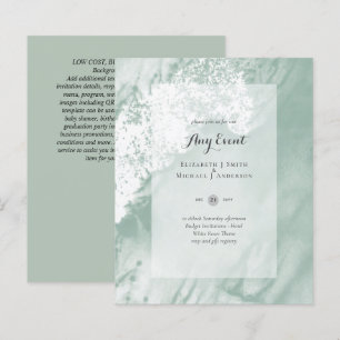 Papier INVITATIONS BUDGÉTAIRES - TOUT ÉVÉNEMENT - SAGE Ab