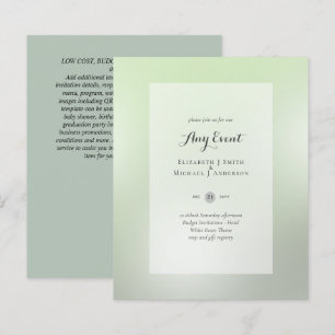 Papier INVITATIONS BUDGÉTAIRES - TOUT ÉVÉNEMENT - SAGE Ab
