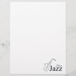 Papier J'aime le jazz