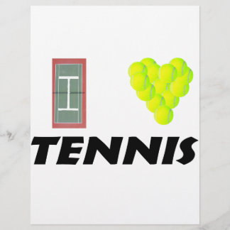 Papier J'aime le tennis