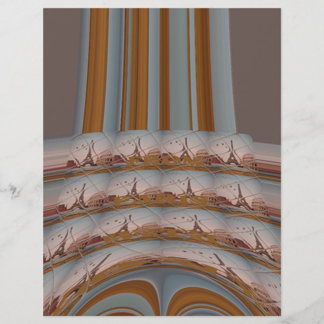 Papier J'aime Paris (Devant)