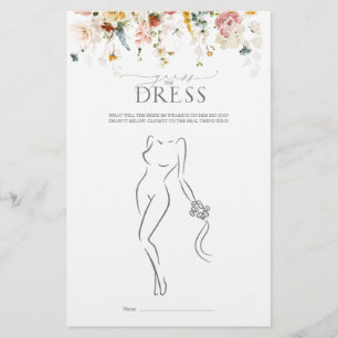 Papier Jardin Fleurs aquarelle Fête des mariées Jeu