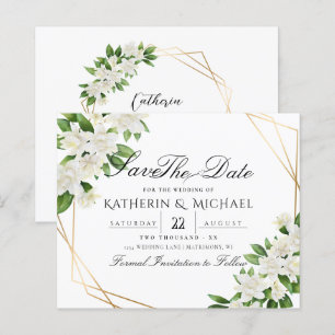 PAPIER JARDIN FLORAL GREENERGY MARIAGE ENREGISTRER LA DAT