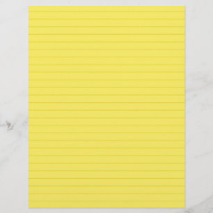 Papier Jaune 0556199 ligné