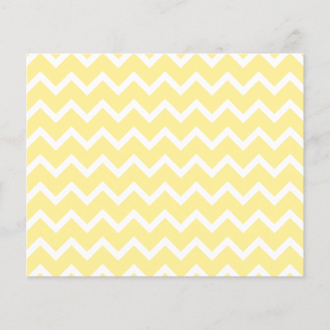 Papier Jaune clair et Zigzags blanc. (Devant)