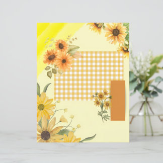 Papier jaune pour album