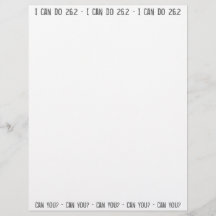 Je peux faire 26.2 — Vous pouvez ?