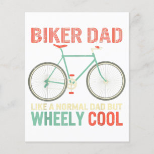 Papier Je suis papa motard Fête des pères Wheely Cooler b