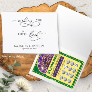 Papier Je Vous Souhaite Un Lotto Chuck Favoriser Titulair