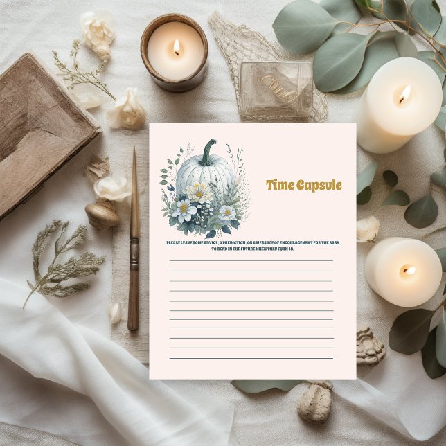 Papier Jeu baby shower de capsule temporelle (Créateur téléchargé)
