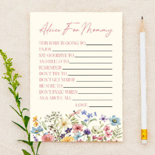 Papier Jeu d'activité de conseils floraux de fleurs sauva