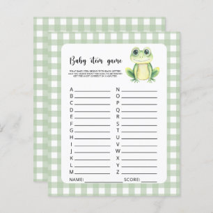 Papier Jeu d'article pour bébé. Jeu de Baby shower de gre